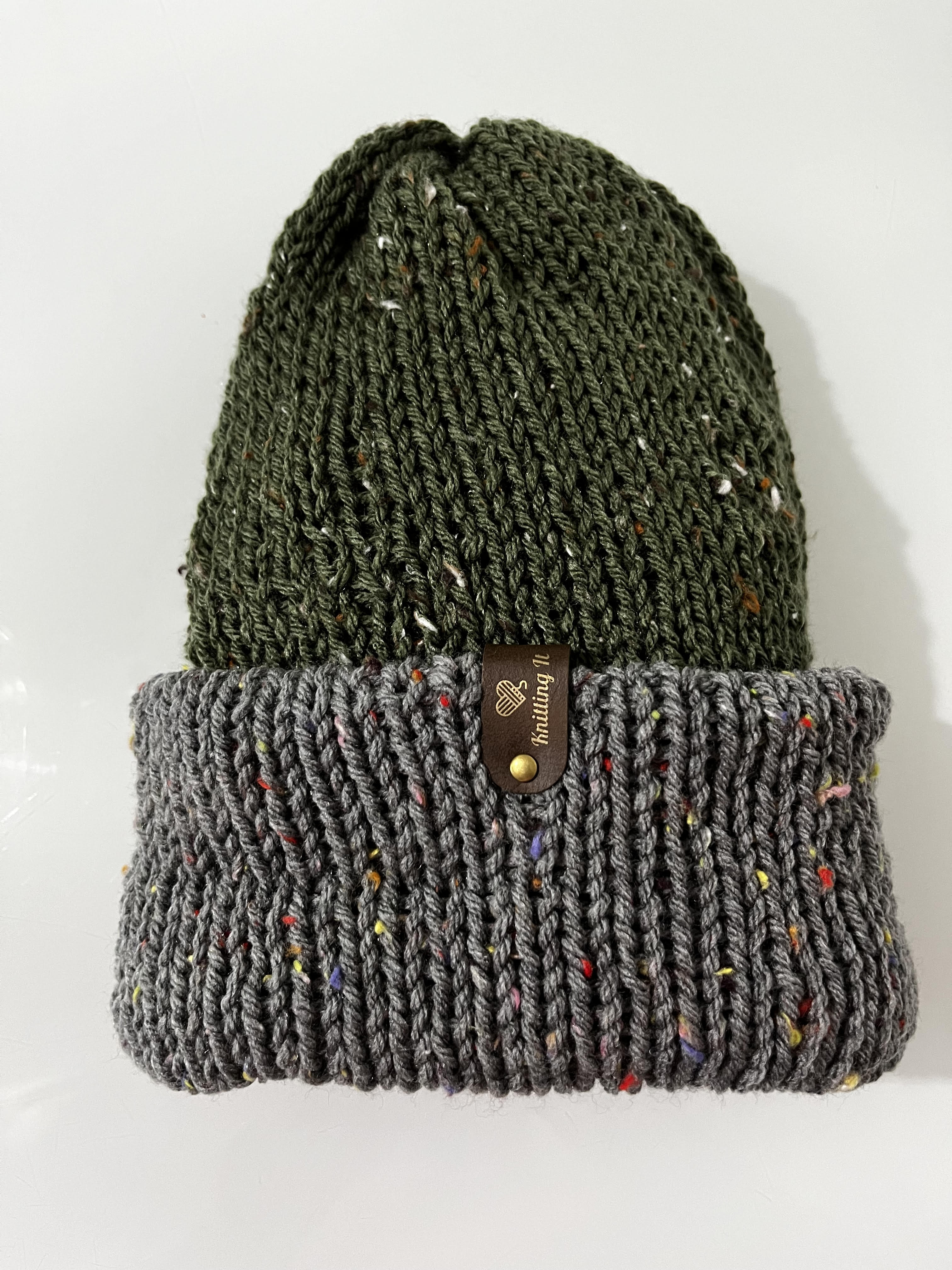 Dark Green Knit Hat