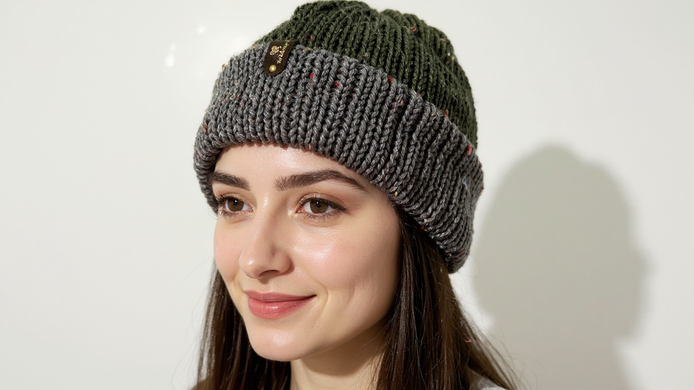 Dark Green Knit Hat