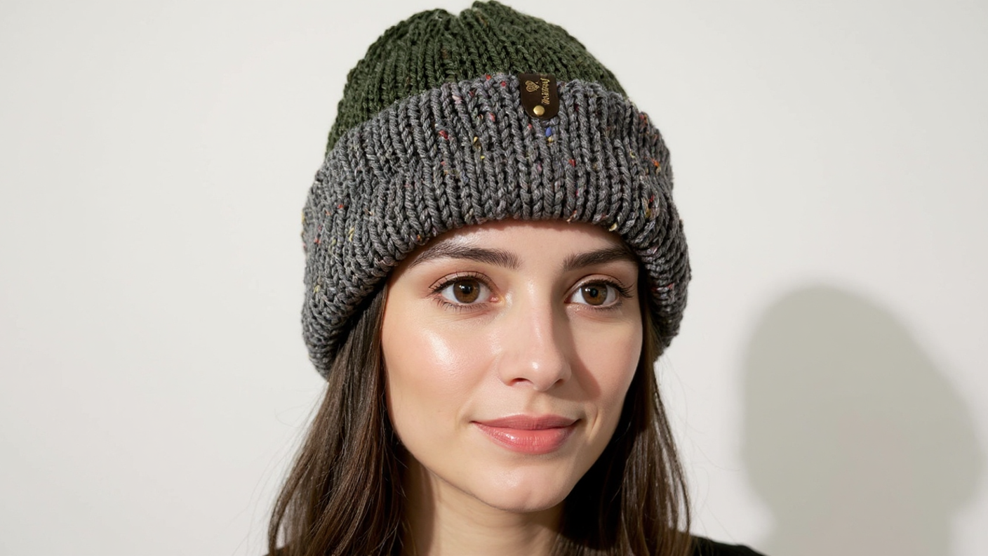 Dark Green Knit Hat